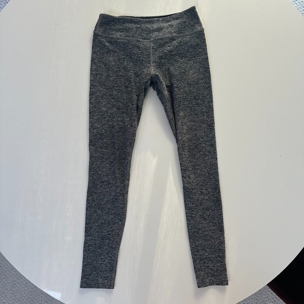 Beyond Yoga Grey Marled Low Rise Leggings M